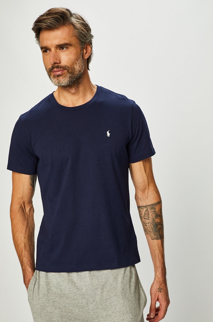 Polo Ralph Lauren - Pánske tričko jednofarebný tmavomodrá 714706745002