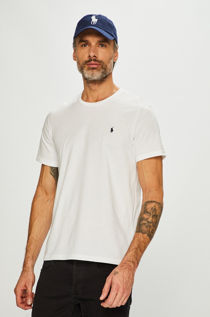 Polo Ralph Lauren tricou alb 714706745004