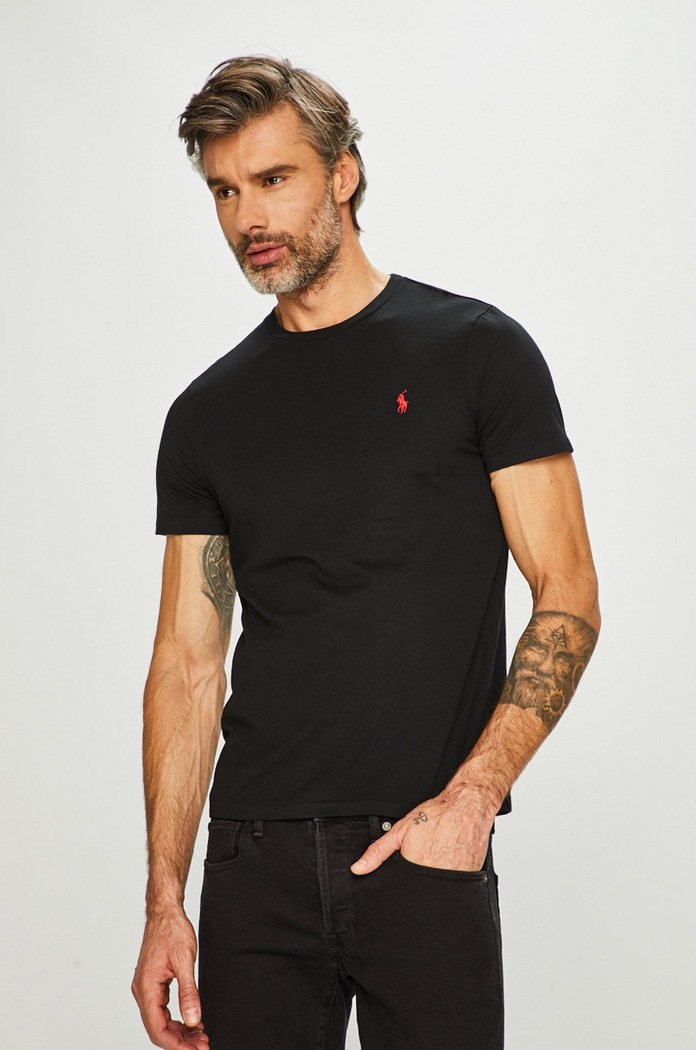 Tričko Polo Ralph Lauren černá 710680785001