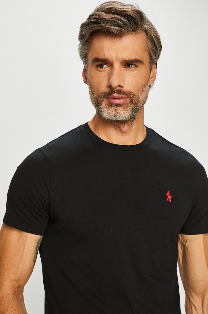 Tričko Polo Ralph Lauren 710680785001 černá