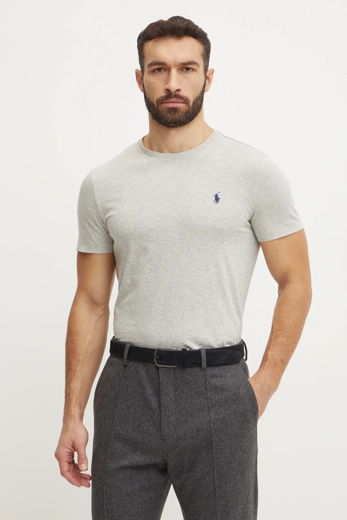 Polo Ralph Lauren - Μπλουζάκι απλό γκρί 710680785002