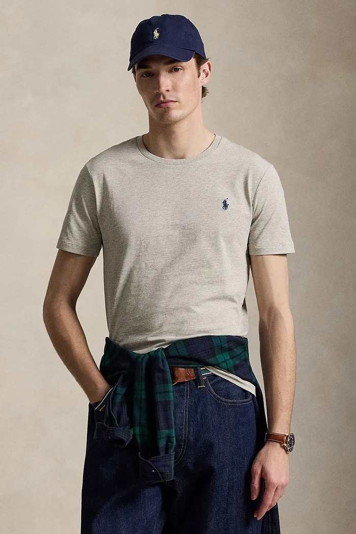 Polo Ralph Lauren - T-shirt sima szürke 710680785002