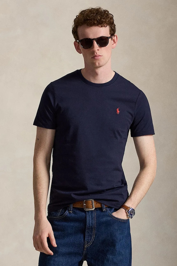 Polo Ralph Lauren - Футболка гладкий темно-синій 710680785004