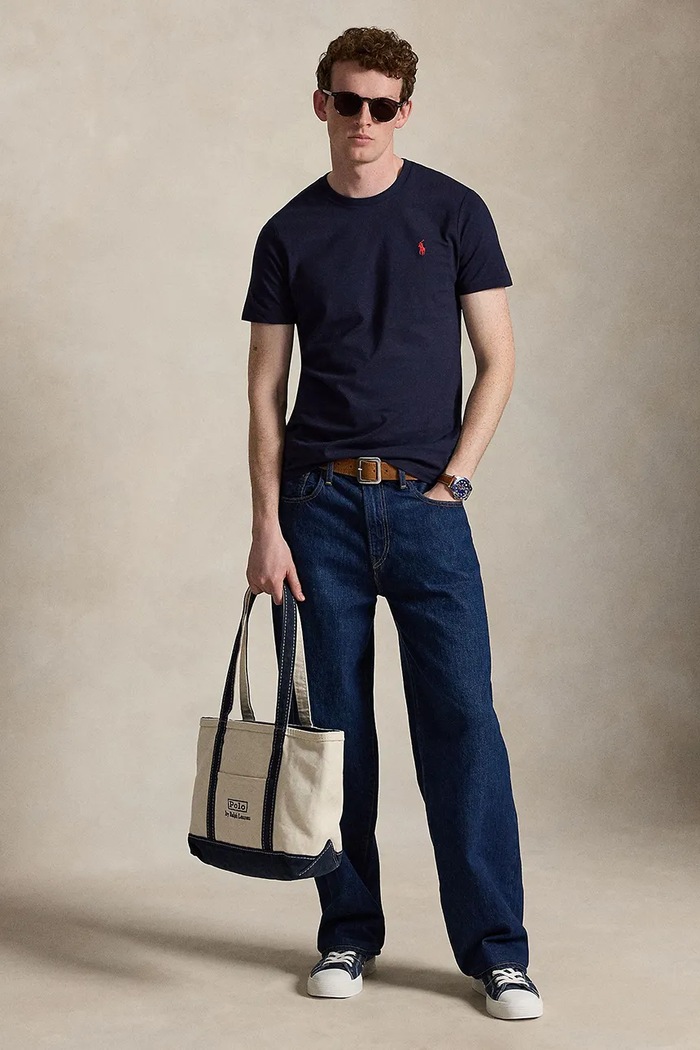 Oblečení Tričko Polo Ralph Lauren 710680785004 námořnická modř