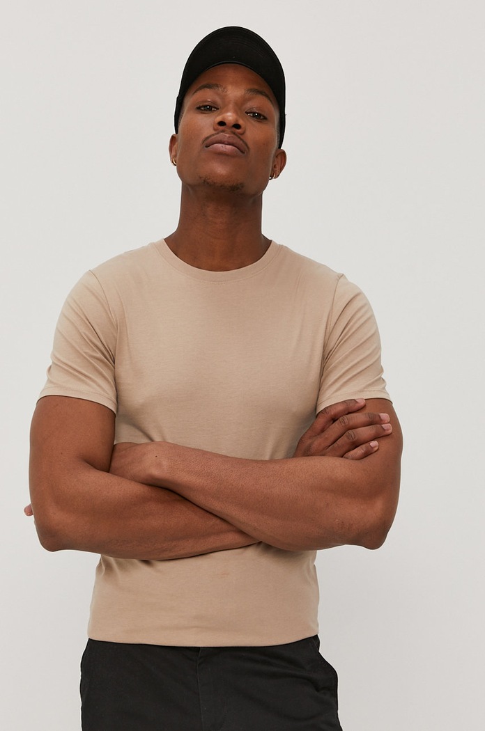 Jack & Jones - Tričko hladký šedá 12156101