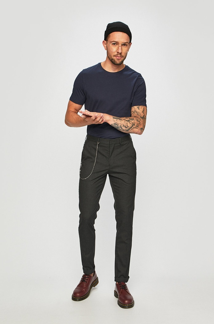 Jack & Jones - T-shirt 12156101 granatowy AA00