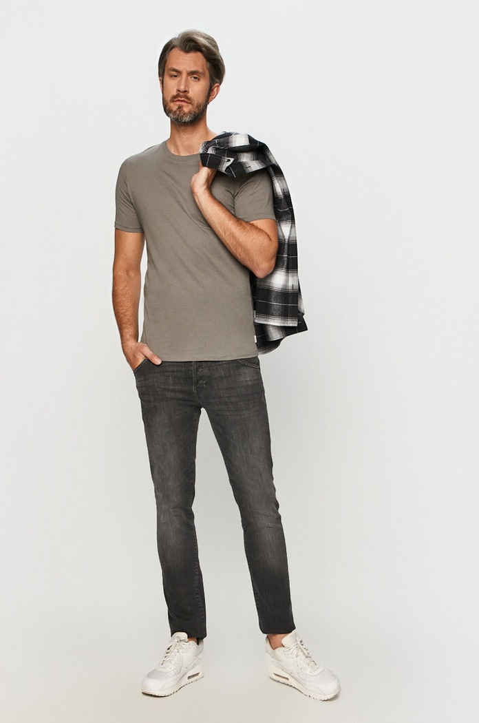 Jack & Jones - Tričko 12156101 sivá AA00