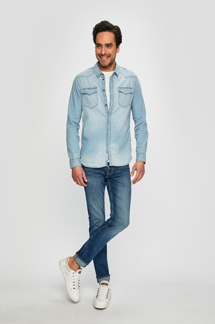 Tommy Jeans - Tricou DM0DM04413 alb AA00