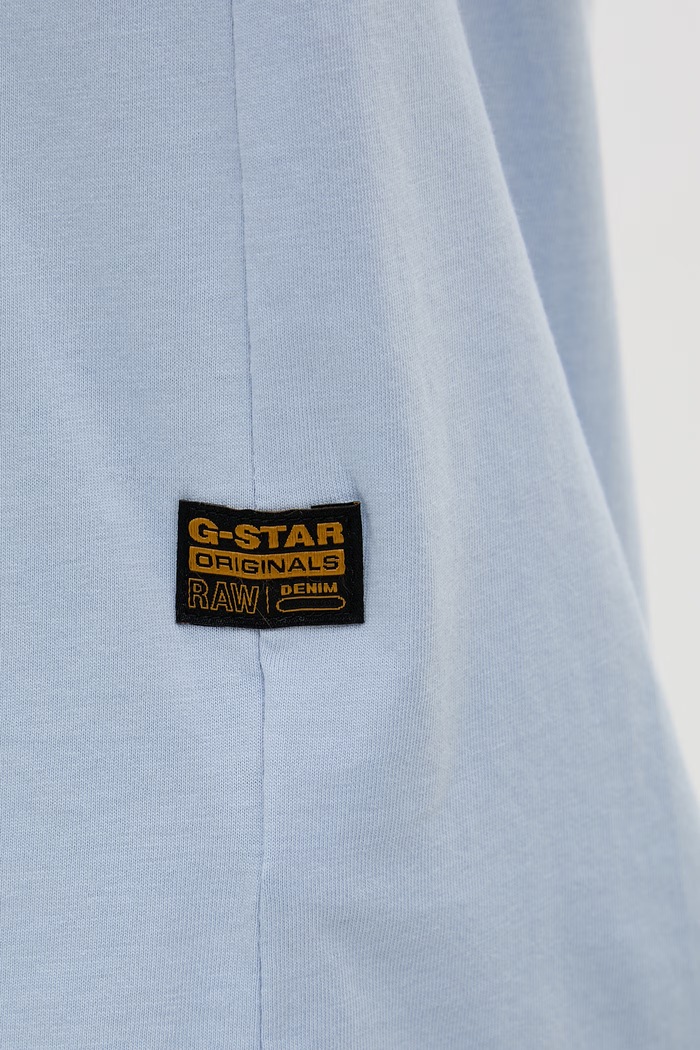 G-Star basic tričko pánské bavlněné Lash D16396.B353 modrá