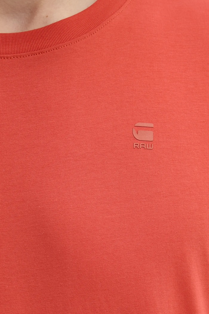 G-Star basic tričko pánské bavlněné Lash D16396.B353 oranžová