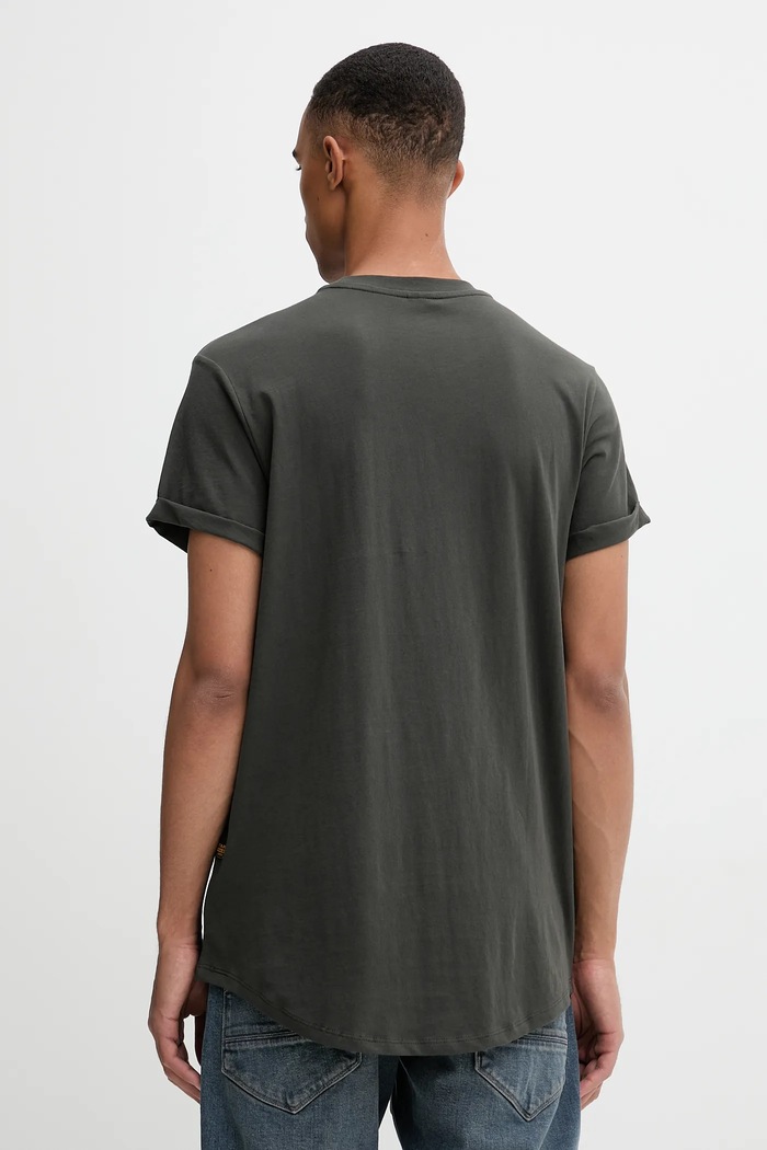Oblečení G-Star basic tričko pánské bavlněné Lash D16396.B353 zelená