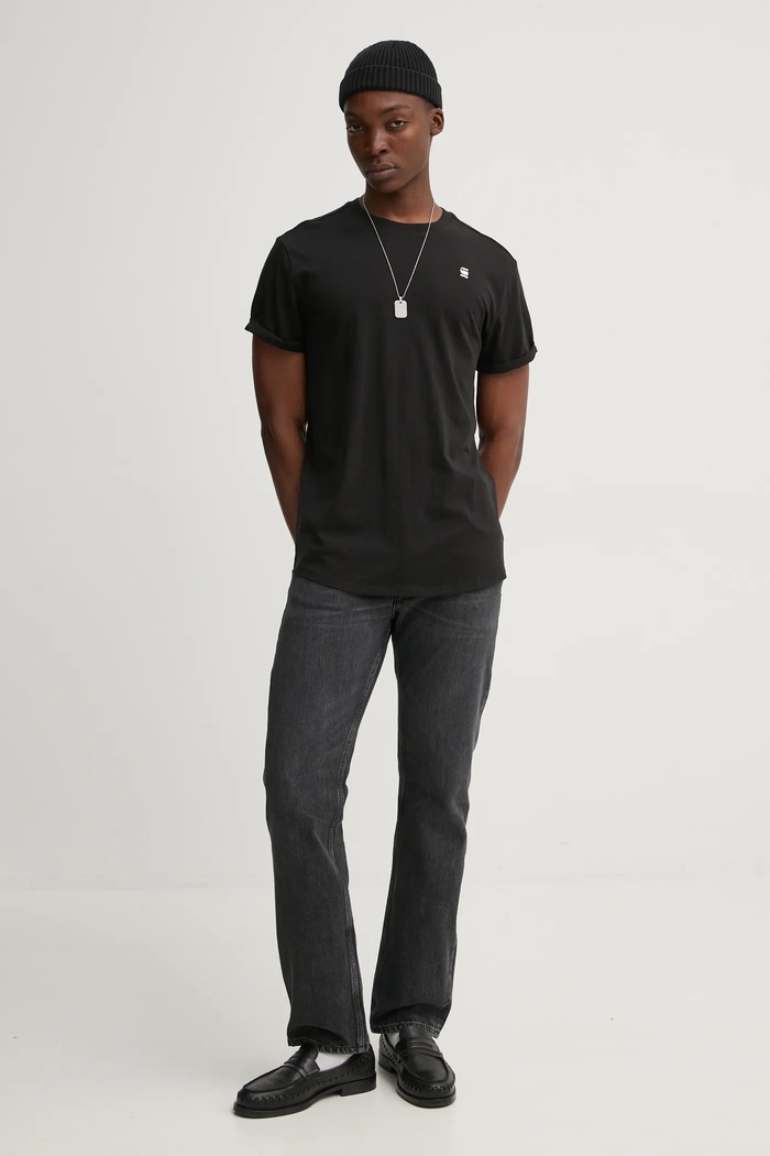 G-Star basic tričko pánské bavlněné Lash D16396.B353 černá AA00