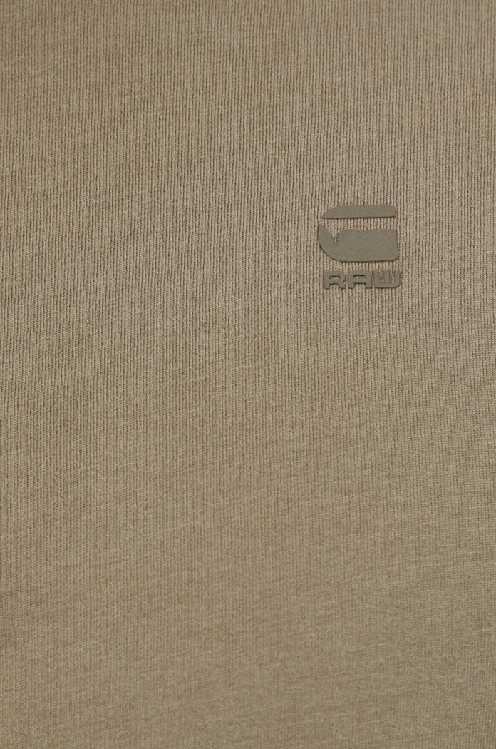 G-Star T-shirt basic męski bawełniany Lash D16396.B353 zielony