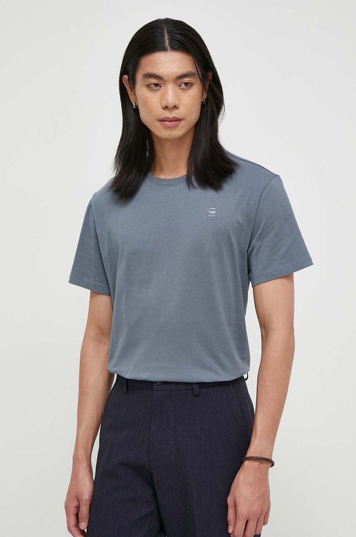 G-Star T-shirt męski bawełniany Base-s szary D16411.336