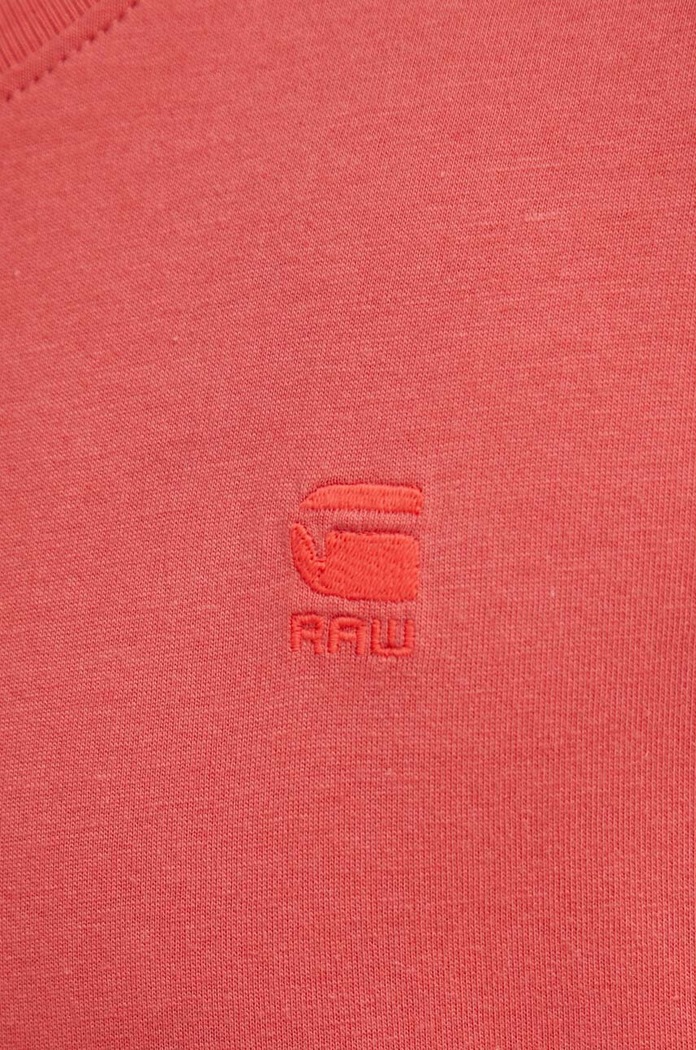 G-Star t-shirt ανδρικό βαμβακερό Base-s D16411.336 ροζ