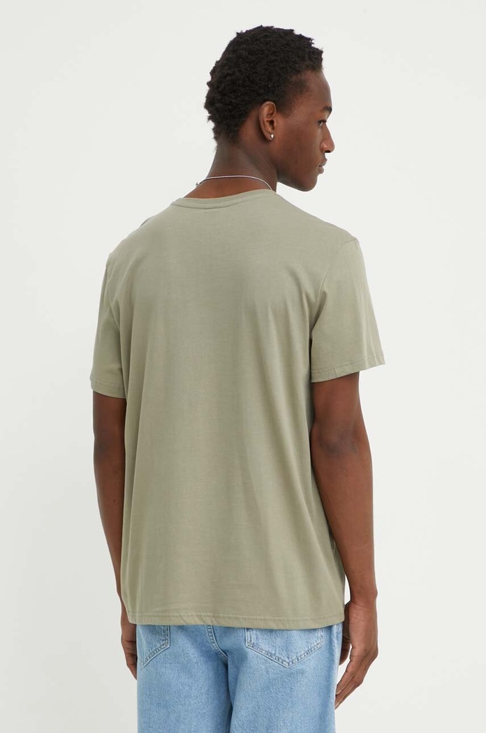 Odzież G-Star T-shirt męski bawełniany Base-s D16411.336 zielony