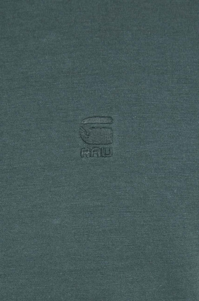 G-Star T-shirt męski bawełniany Base-s D16411.336 zielony