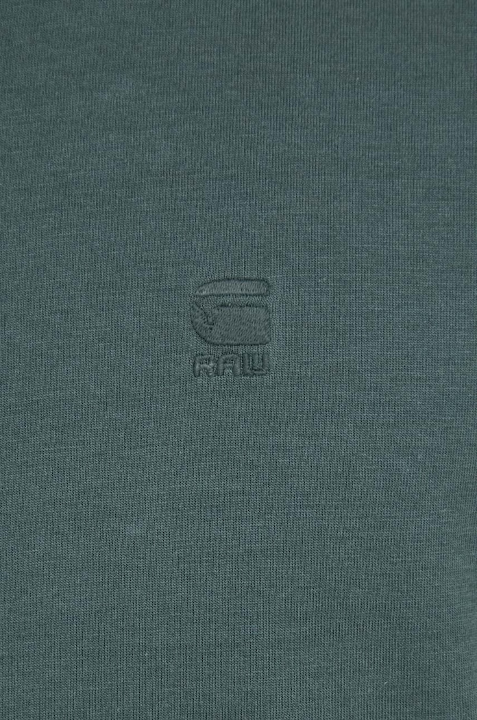 G-Star T-shirt męski bawełniany Base-s D16411.336 zielony