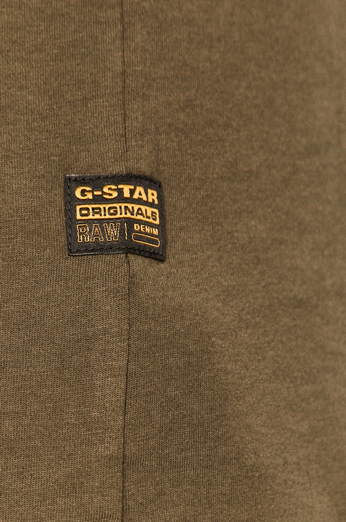 G-Star tričko pánske bavlnené Base-s D16411.336 zelená