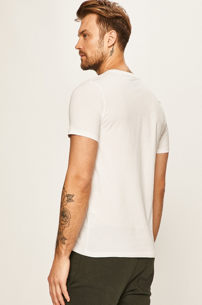 Oblečenie Jack & Jones - Pánske tričko 12164931 biela