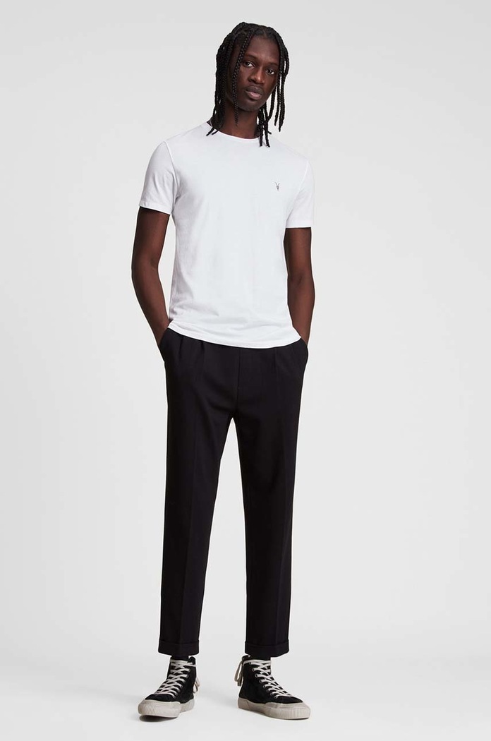 Oblečenie AllSaints - Tričko Tonic SS Crew MD109E biela