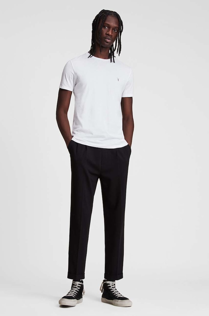 Oblečenie AllSaints - Tričko Tonic SS Crew MD109E biela