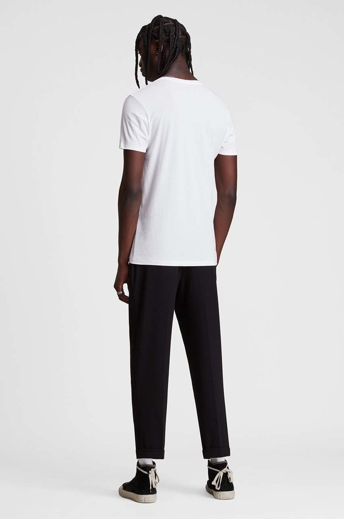 AllSaints - Tričko Tonic SS Crew biela MD109E