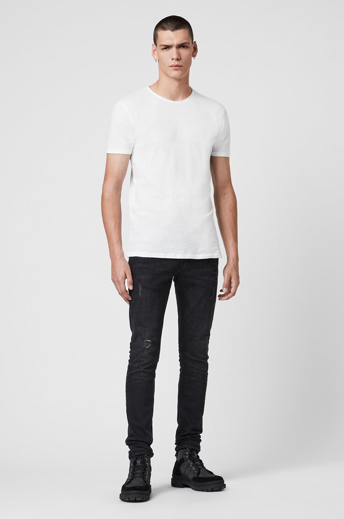 Oblečenie AllSaints - Tričko Figure Crew MD008G biela