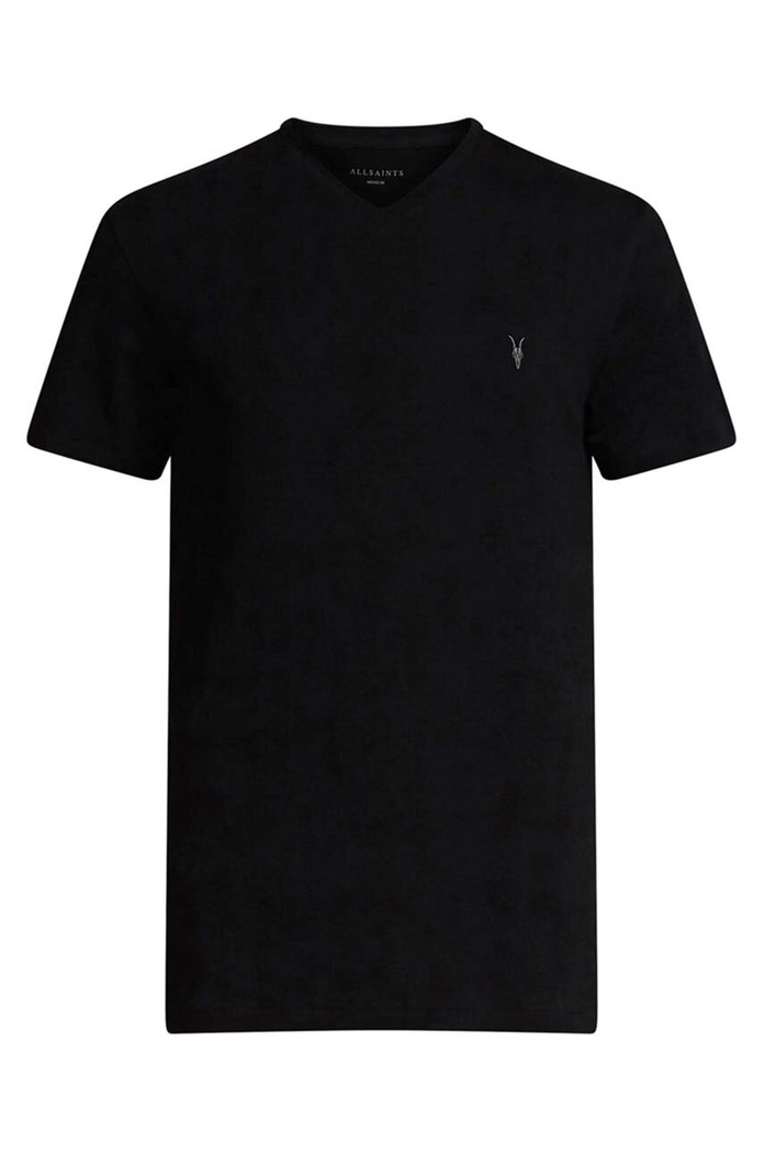 AllSaints - Tričko Tonic V-neck MD001M černá