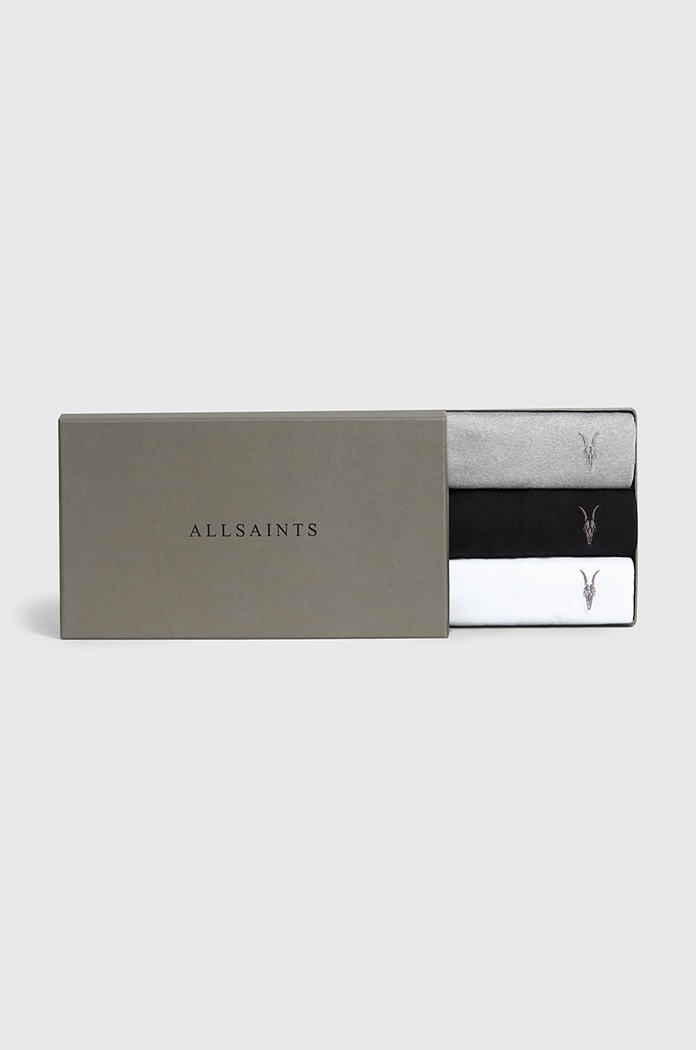 AllSaints - T-shirt Tonic SS Crew (3-db) MD082J többszínű