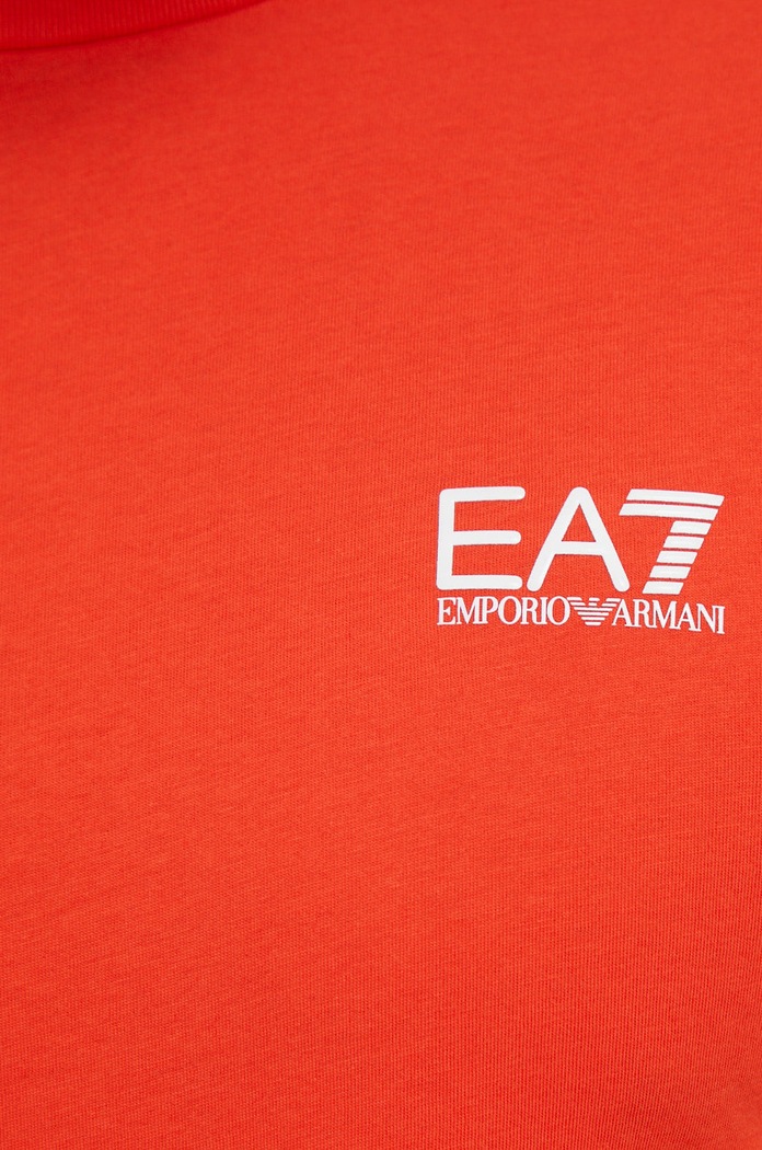 Bavlnené tričko EA7 Emporio Armani 8NPT51.PJM9Z oranžová