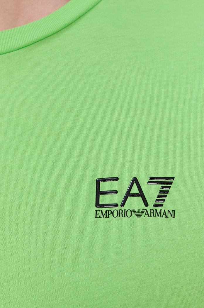 Bavlnené tričko EA7 Emporio Armani zelená 8NPT51.PJM9Z