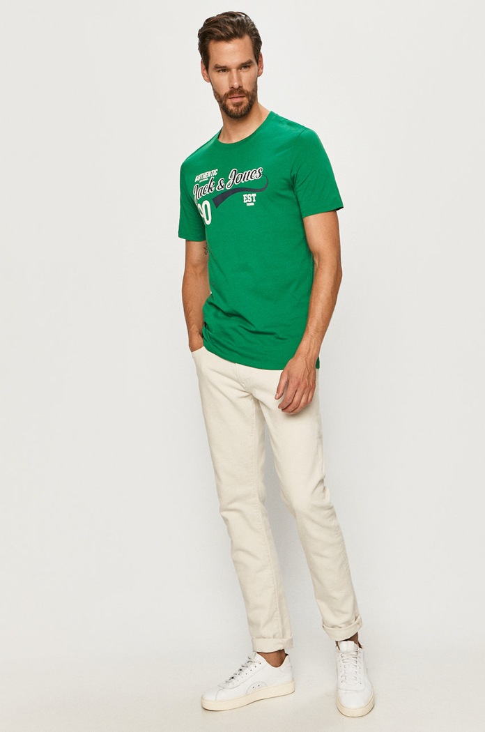 Jack & Jones - T-shirt 12164848 zielony AA00