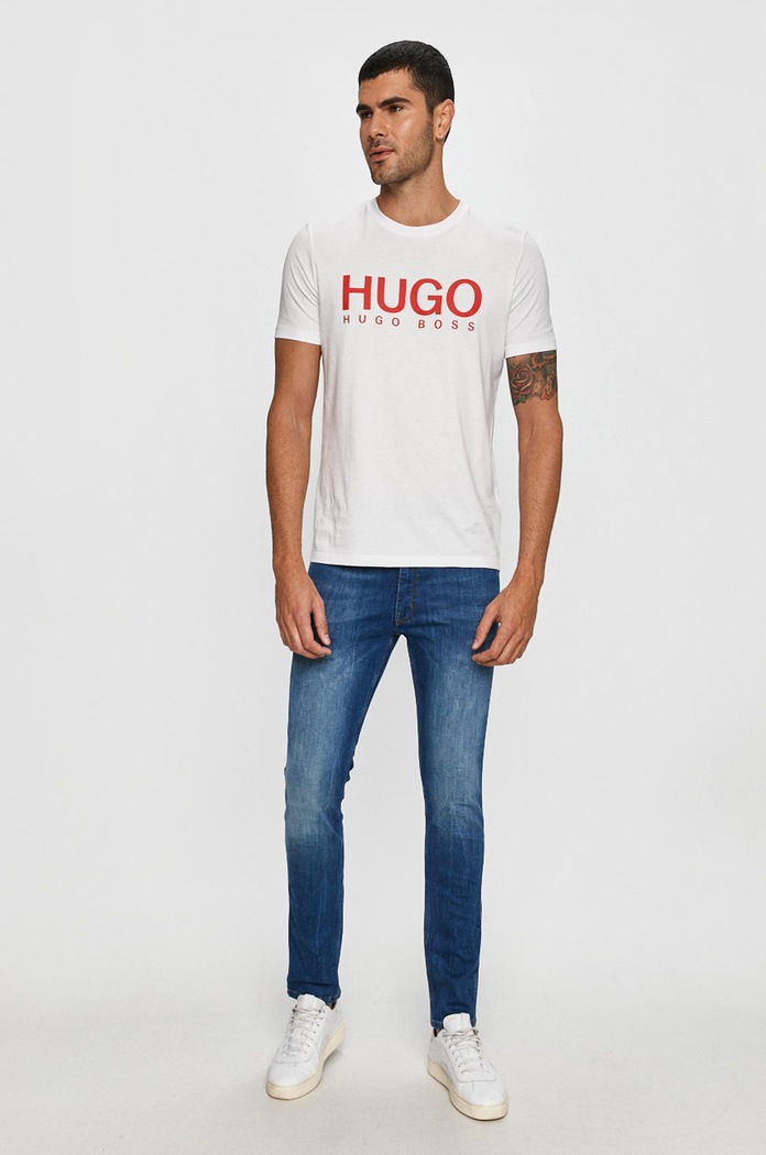 Tričko Hugo 50387414.NOS bílá AA00