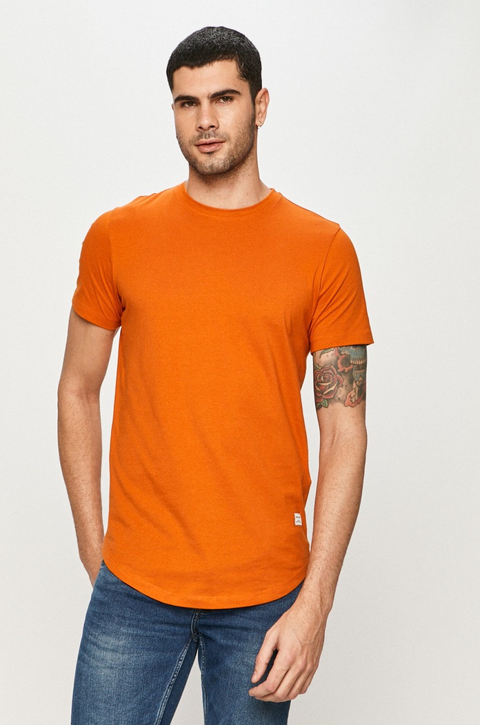 Jack & Jones T-shirt regular pomarańczowy 12113648