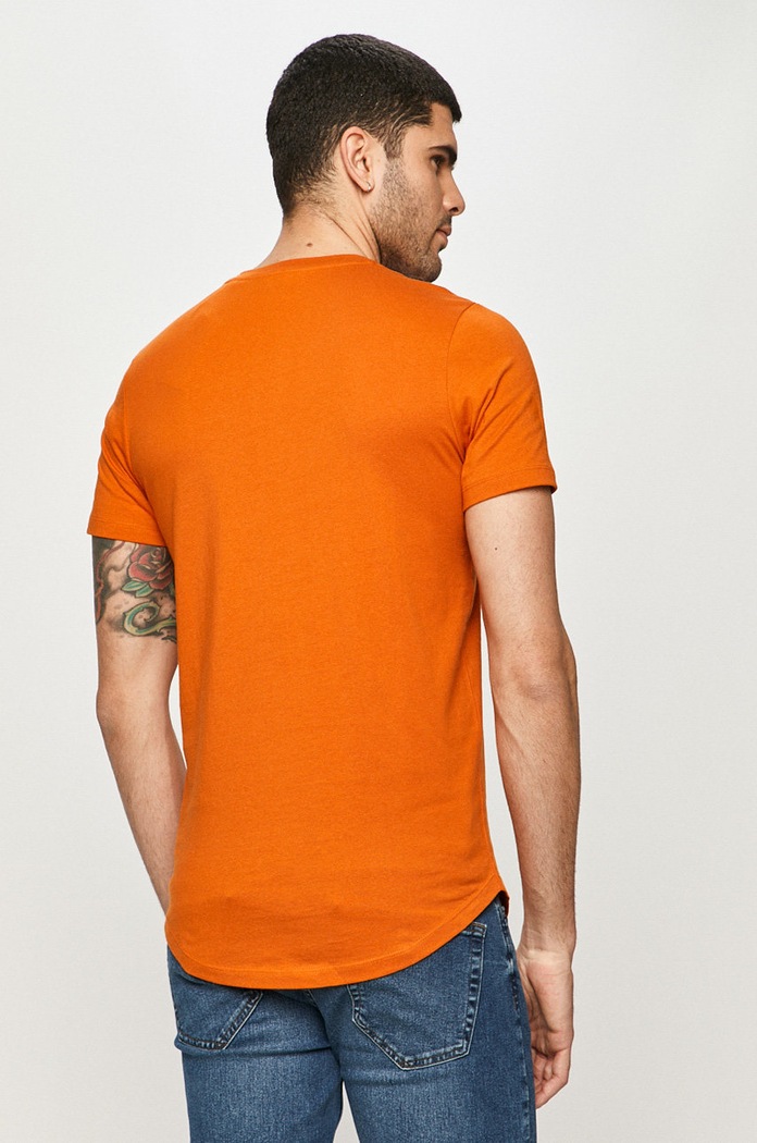 Odzież Jack & Jones T-shirt 12113648 pomarańczowy