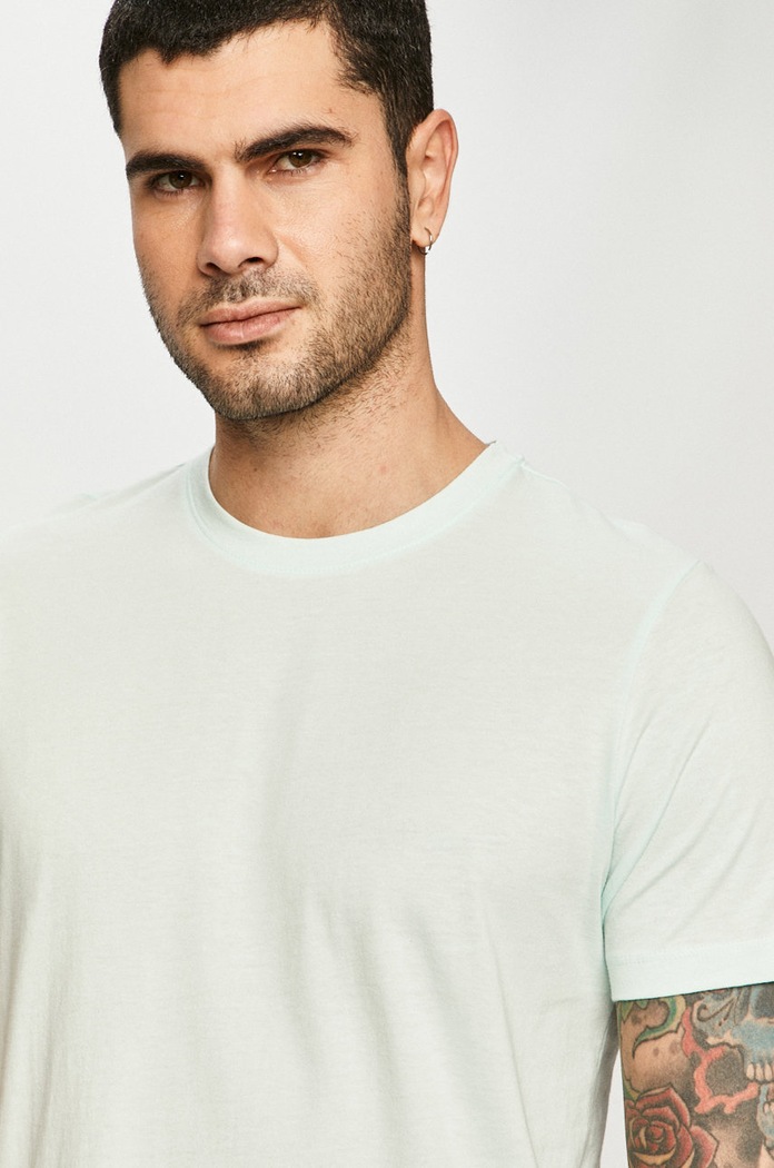 Jack & Jones T-shirt turkusowy 12113648