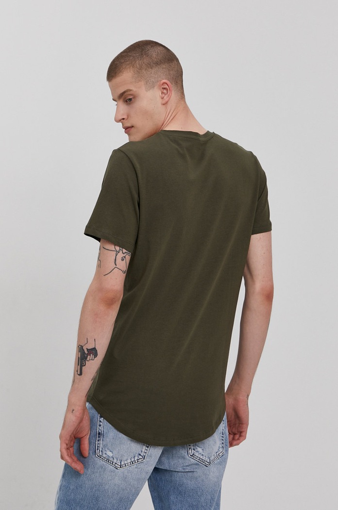 Oblečení Tričko Jack & Jones 12113648 zelená