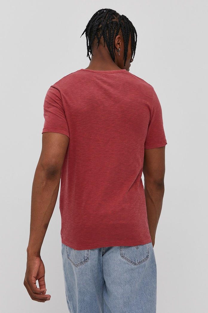 Oblečenie Tričko Jack & Jones 12164972 červená