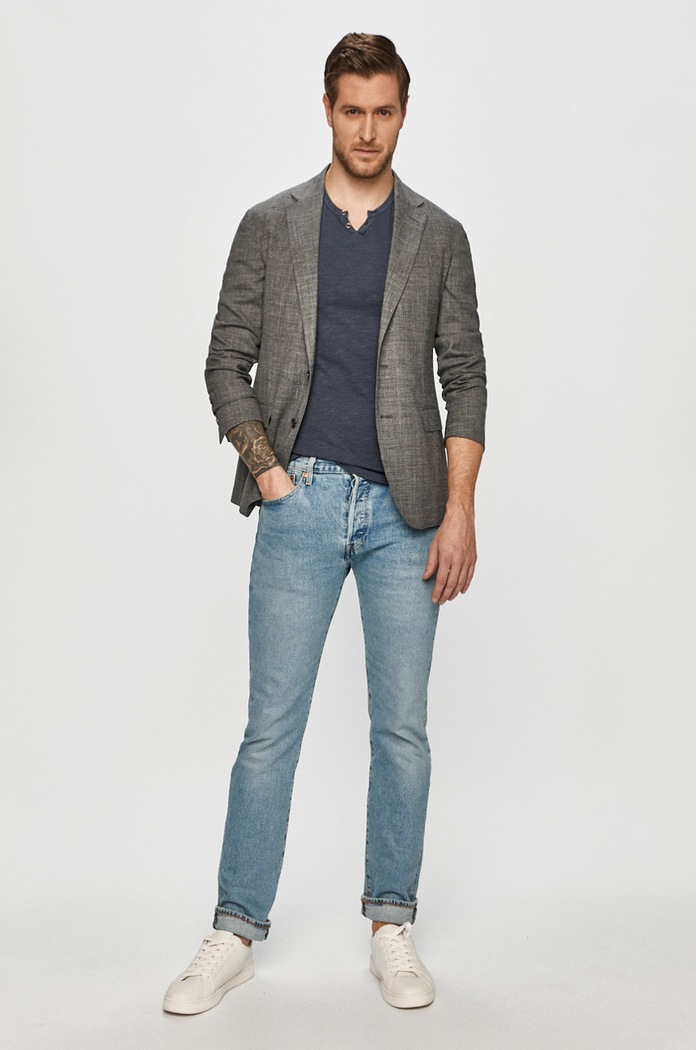 Jack & Jones T-shirt 12164972 granatowy AA00