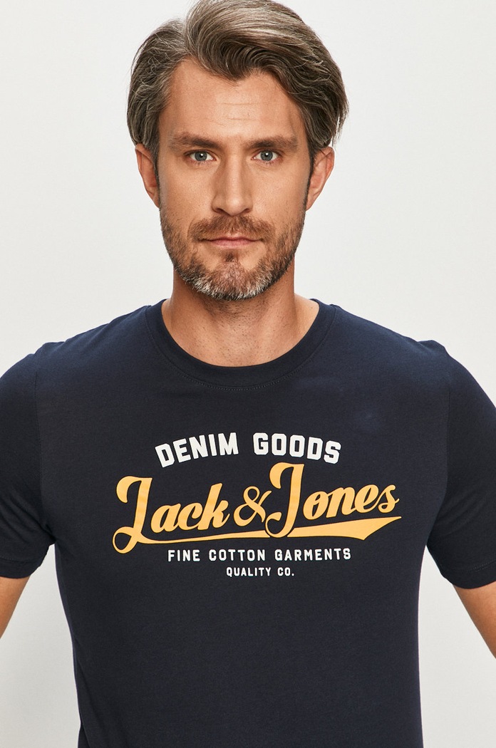 Tricou Jack & Jones 12172368 bleumarin