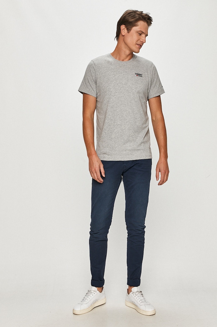 Tommy Jeans - Tricou DM0DM09588.NOS gri AA00
