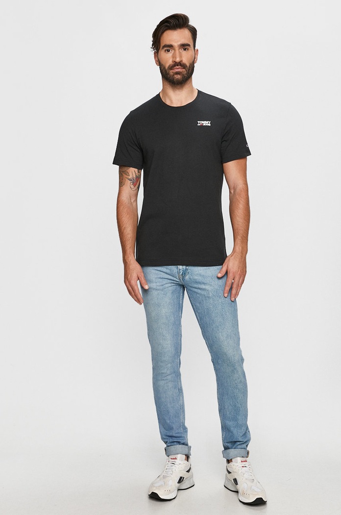 Tommy Jeans - Tričko DM0DM09588.NOS čierna AA00