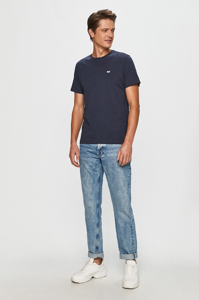 Tommy Jeans - Tričko DM0DM09598.NOS tmavomodrá AA00