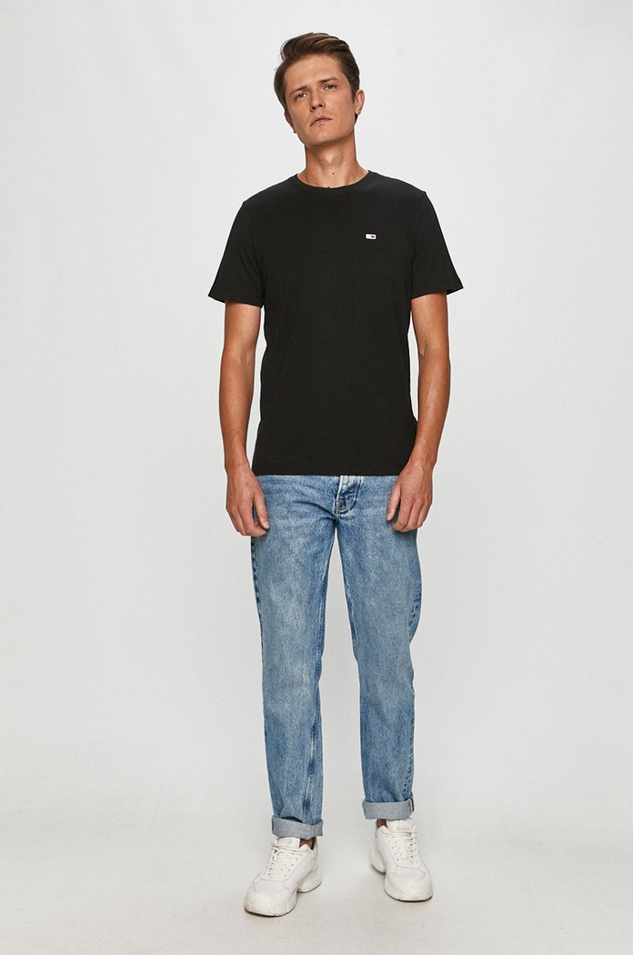 Tommy Jeans - Tričko DM0DM09598.NOS čierna AA00