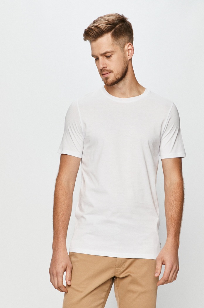 Jack & Jones - T-shirt (2-pack) bawełna biały 12133913