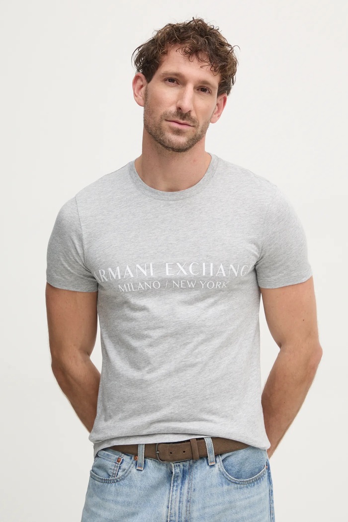 Tričko Armani Exchange šedá 8NZT72.Z8H4Z