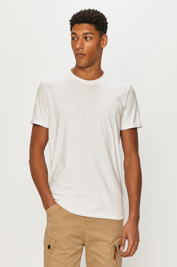 Premium by Jack&Jones - Tričko hladký bílá 12183777