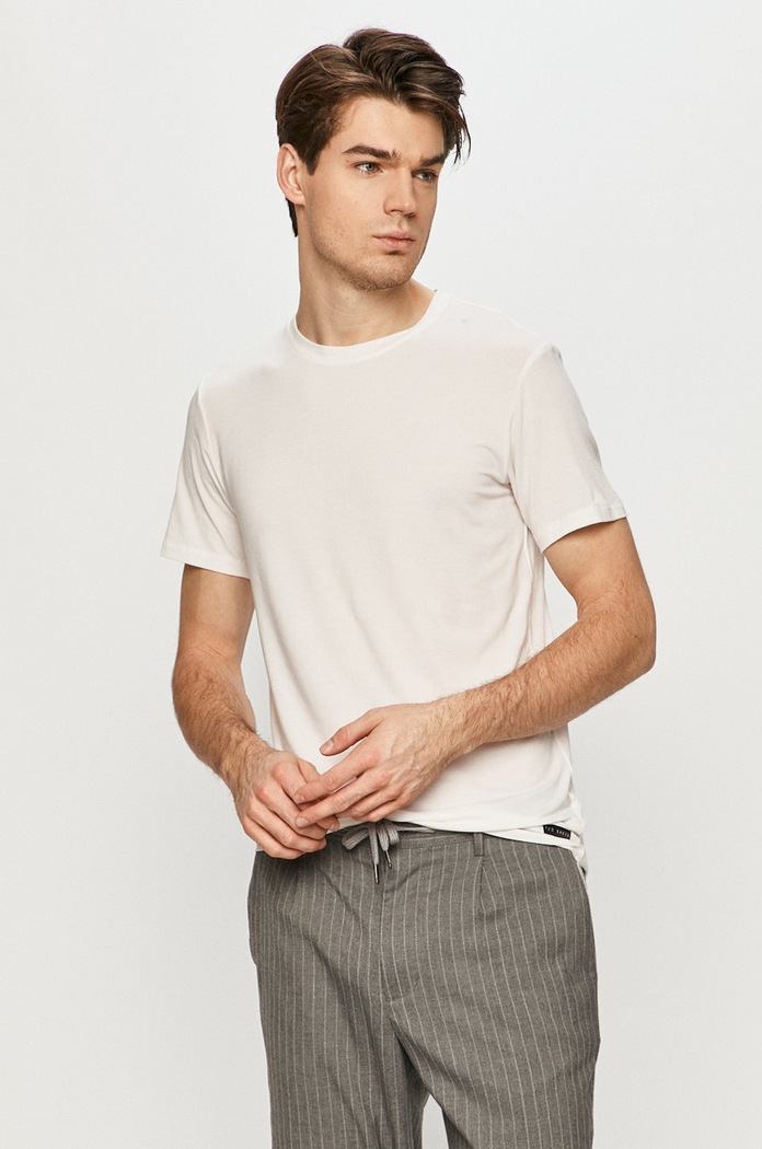 Ted Baker - Tričko (2-pack) hladký bílá 170738