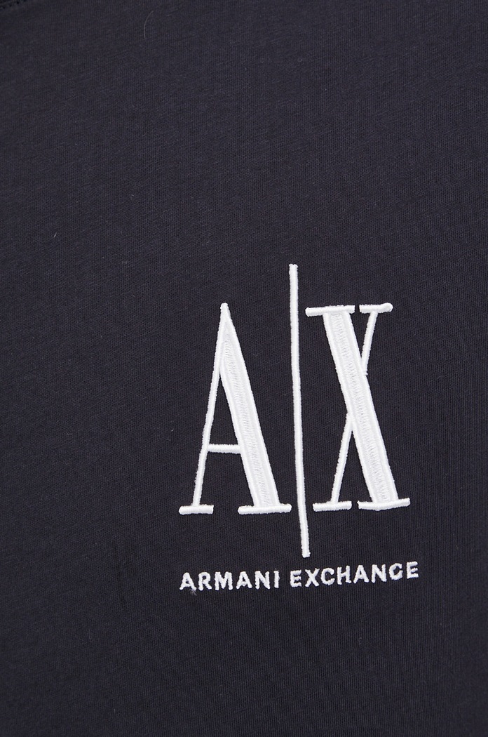 T-shirt Armani Exchange granatowy 8NZTPH.ZJH4Z
